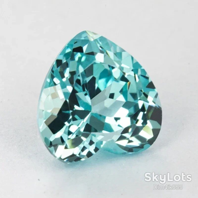 Гранат    (параиба) огранка Сердце 6x6мм 1.25ct - фото фото фото 3