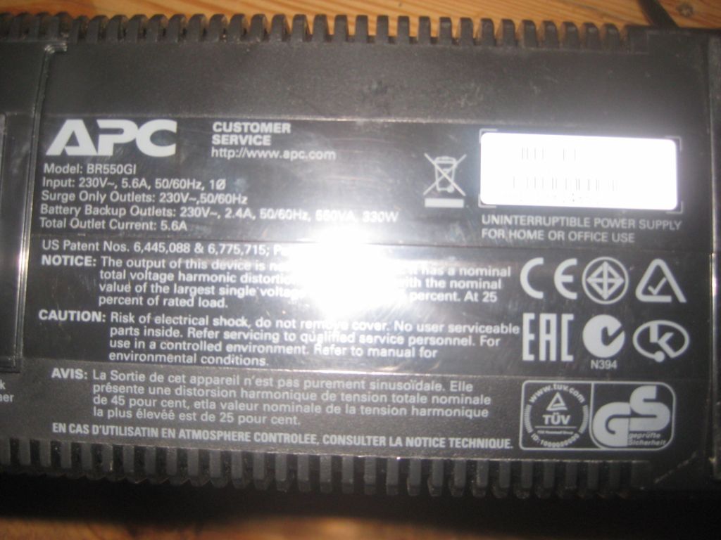 ДБЖ ББЖ UPS APC Back UPS Pro 550 - фото фото фото 3