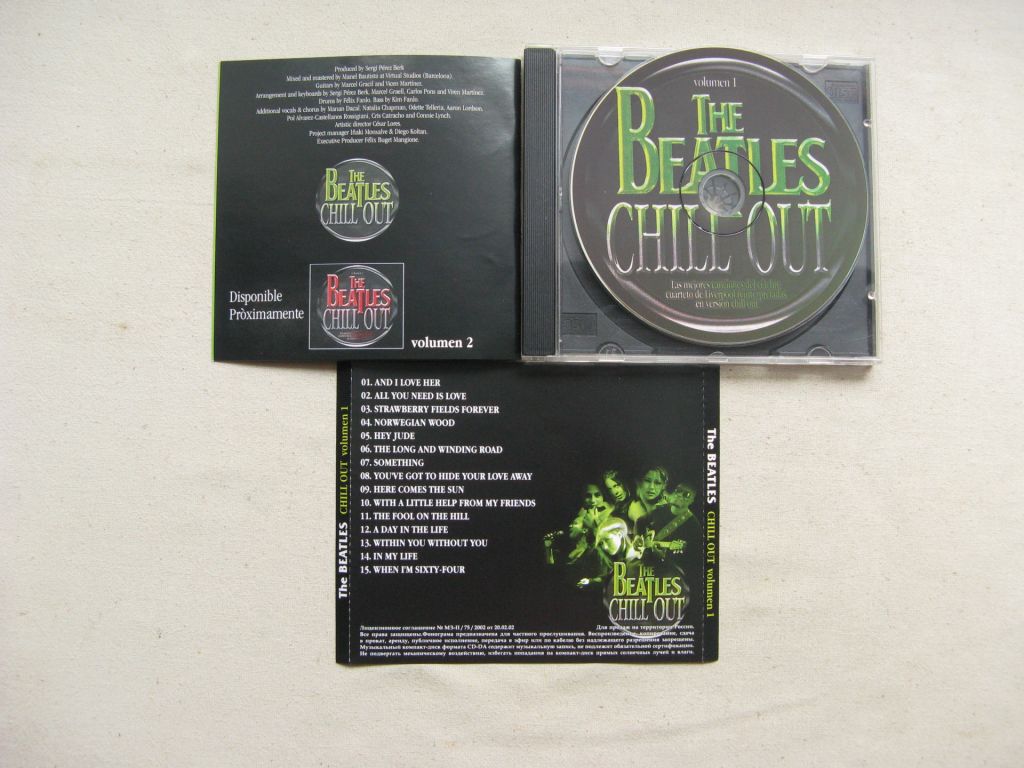 CD Beatles Tribute. Beatles Chill Out. Volume 1 &amp; 2. - фото фото фото 4