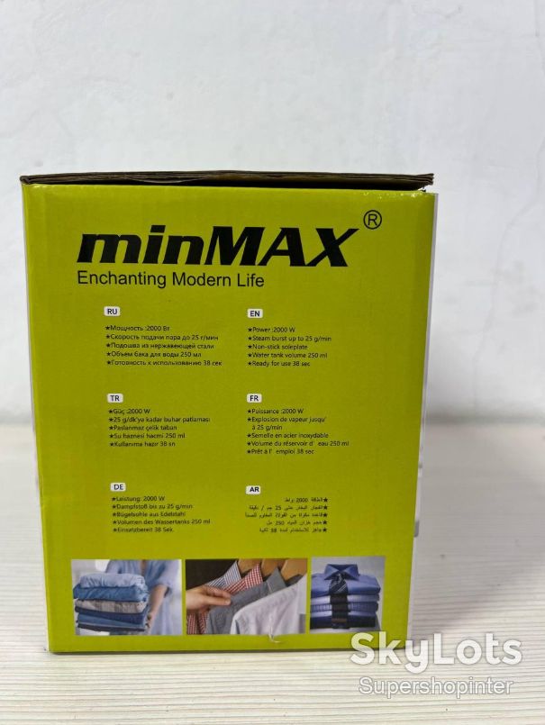 Утюг MinMax MXI-2202A Blue - фото фото фото 4