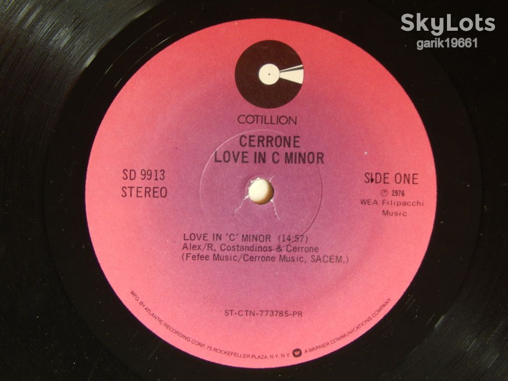 Cerrone ‎– Love In C Minor    (Cotillion – SD 9913, US) NM-/EX+ - фото фото фото 2