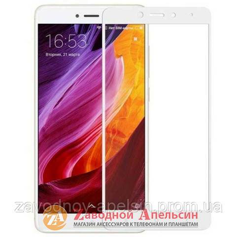 Защитное стекло Xiaomi Redmi Note 4X Full Glass white - фото фото фото 0