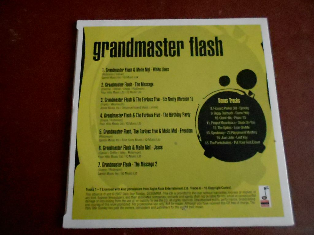 Grandmaster Flash CD фирменный б/у - фото фото фото 1