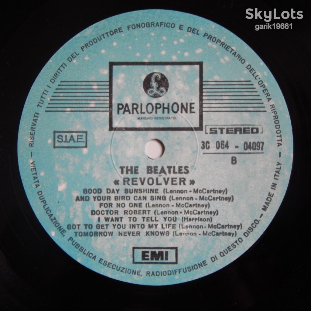 The Beatles – Revolver  (Parlophone – 3 C062-04097, Italy) EX+/NM- - фото фото фото 3
