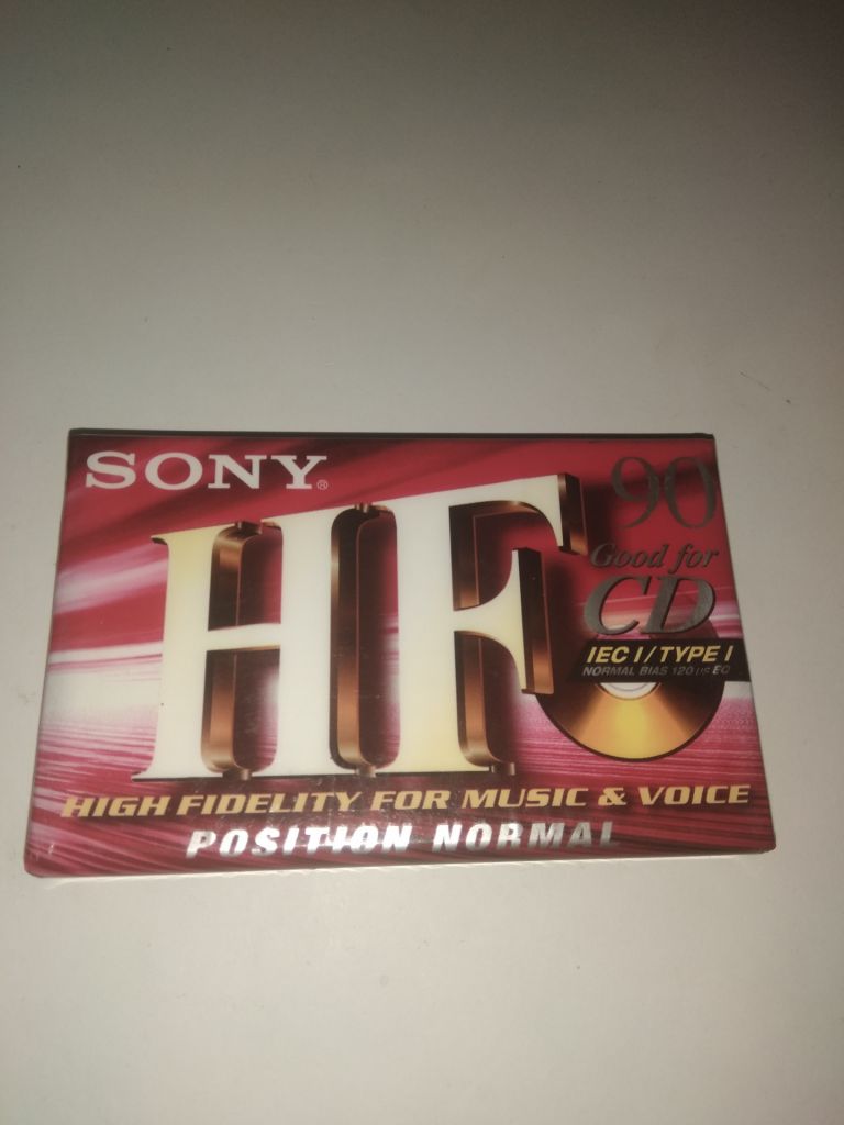 Аудиокассета кассета Sony Сони времён СССР 90-е - фото фото фото 1