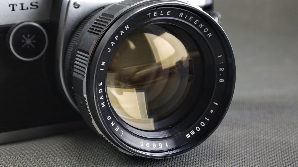 Фотоаппарат пленочный механический Ricoh 126C Flex TLS с объективом Rikenon 100mm/2,8 Ф67мм Вживане - фото фото фото 1