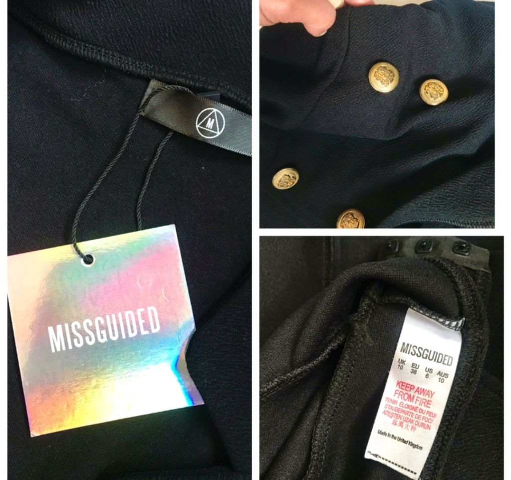 Боді Чорний. MISSGUIDED. Стильний. S/M роз.  (10). Новий. - фото фото фото 7