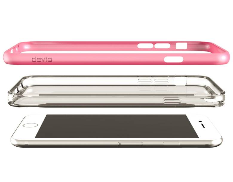 Чехол Devia для iPhone 6/6S Mate Rose Pink - фото фото фото 2