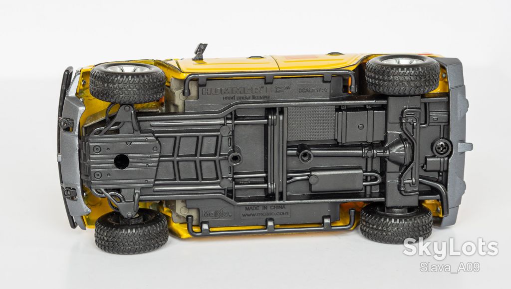 1:27 Hummer H2 2002-09 yellow, Maisto - фото фото фото 6