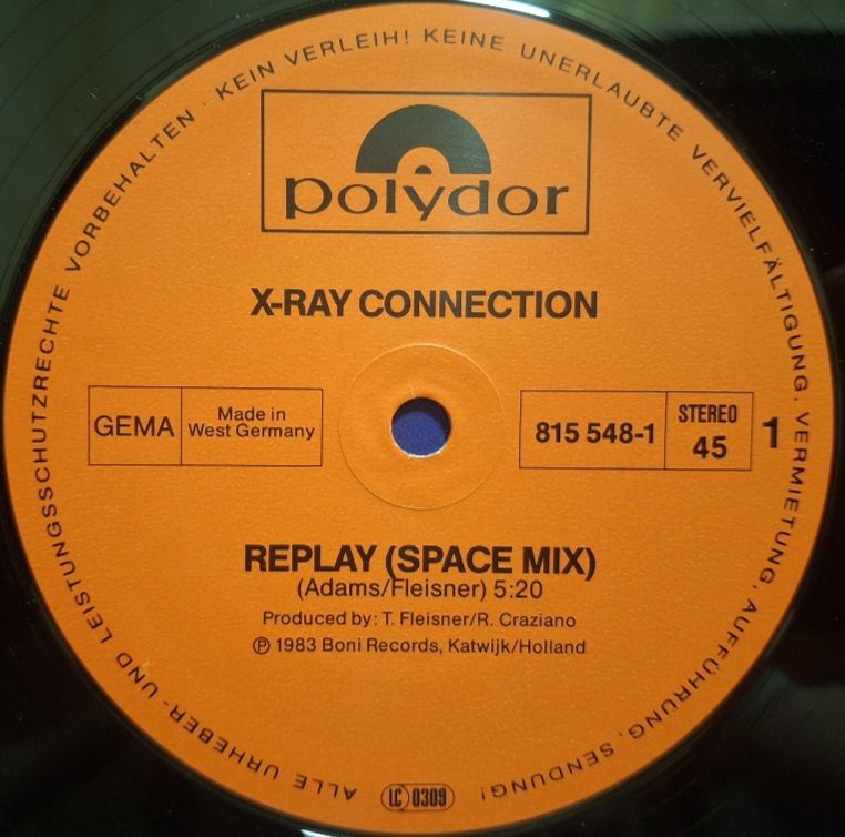 X-Ray Connection - Replay - 1983.  (EP). 12. Vinyl. Пластинка. Germany. - фото фото фото 2