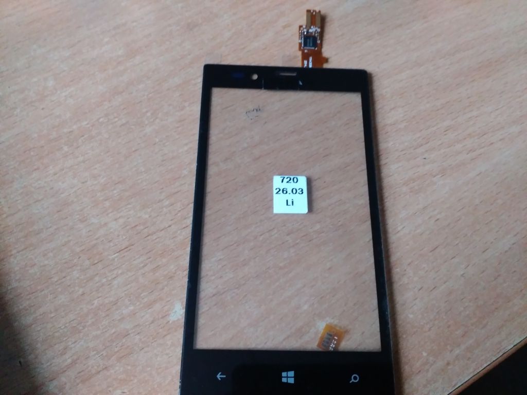 Сенсор (Touch screen) Nokia 720 Lumia чёрный - фото фото фото 0