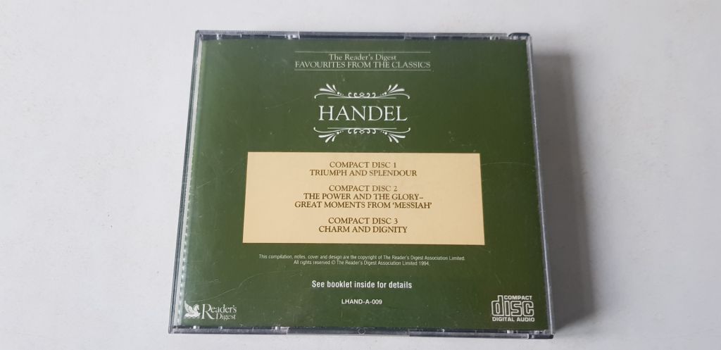 Handel 3CD фірмовий - фото фото фото 1