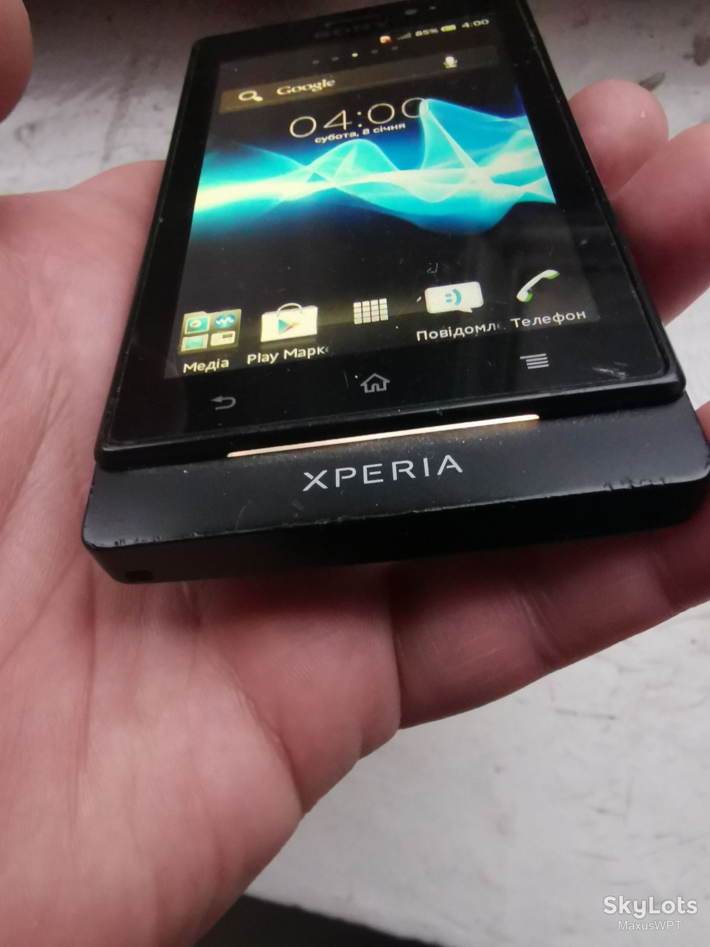 #556 Sklad Sony Xperia sola mt27I black - фото фото фото 8