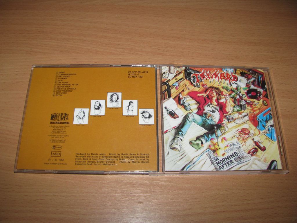 TANKARD - The Morning After   (1988 Noise NO BARCODE,W.Germany) - фото фото фото 0