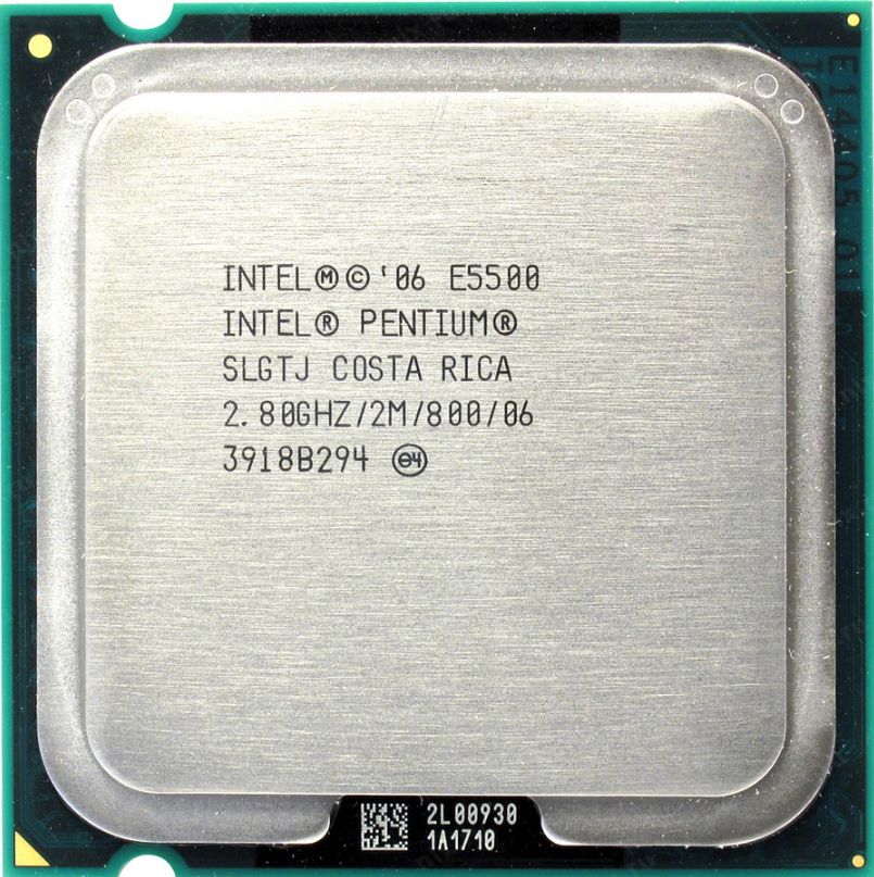 Процесор Intel® Pentium® E5500 2 МБ кеш-пам'яті, 2,80 ГГц, FSB 800 МГц - фото фото фото 0