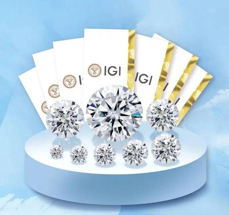 Бриллиант HPHT 1.06 Ct  6.5 мм IGI certificate - фото фото фото 1
