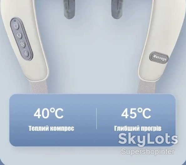Массажер электрический с подогревом для для спины/шеи/тела Massager NEW - фото фото фото 8