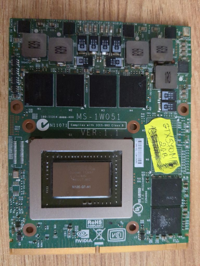 Відеокарта відеочіп NVIDIA GeForce GTX 570M 2GB - фото фото фото 0