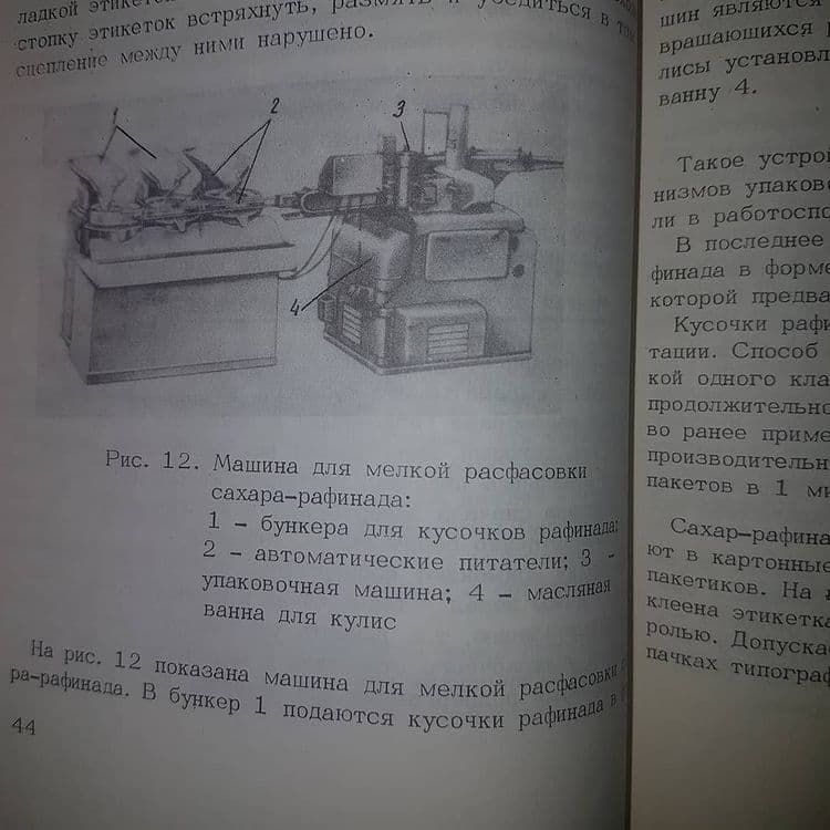 Производство расфасованного сахара рафинада	Демчинский 	1972 - фото фото фото 2