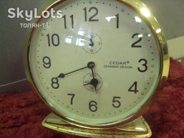 часы настольные будильник cedar germany design №10301 - фото фото фото 3