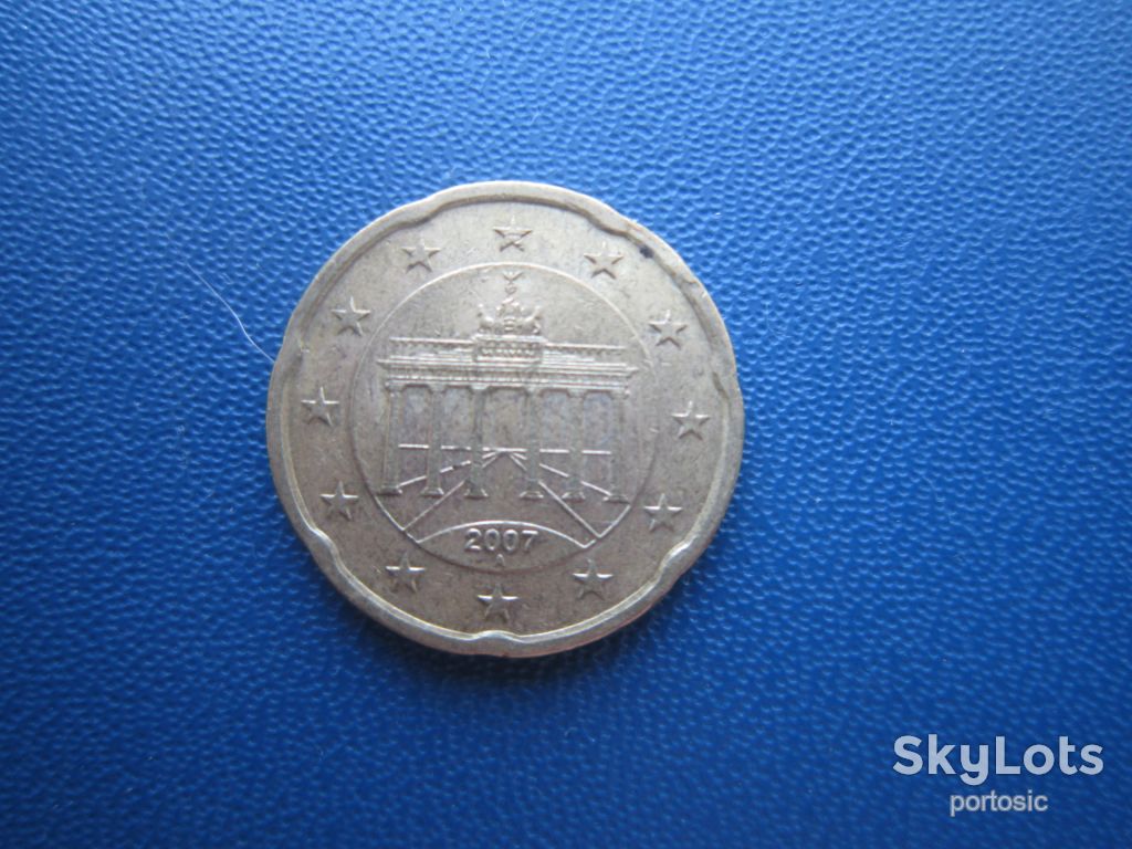 Монета 20 євроцентів Німеччина 2007 А - фото фото фото 0