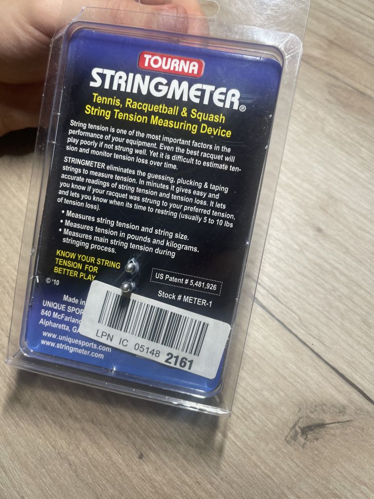 Тензіометр для тенісних ракеток Tourna Stringmeter  (вимірювач натягу струн) - фото фото фото 2