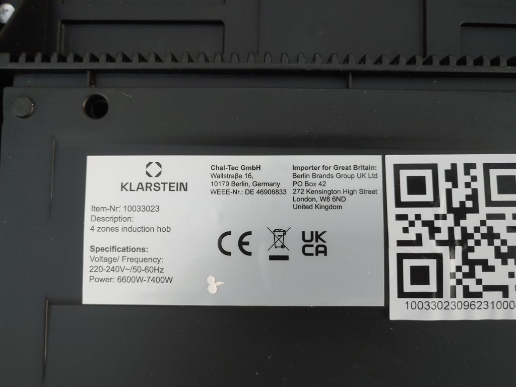 Плита індукційна KLARSTEIN Delicatessa Hybrid 77 4 зони з таймером 7000 W  (10033023) - фото фото фото 6
