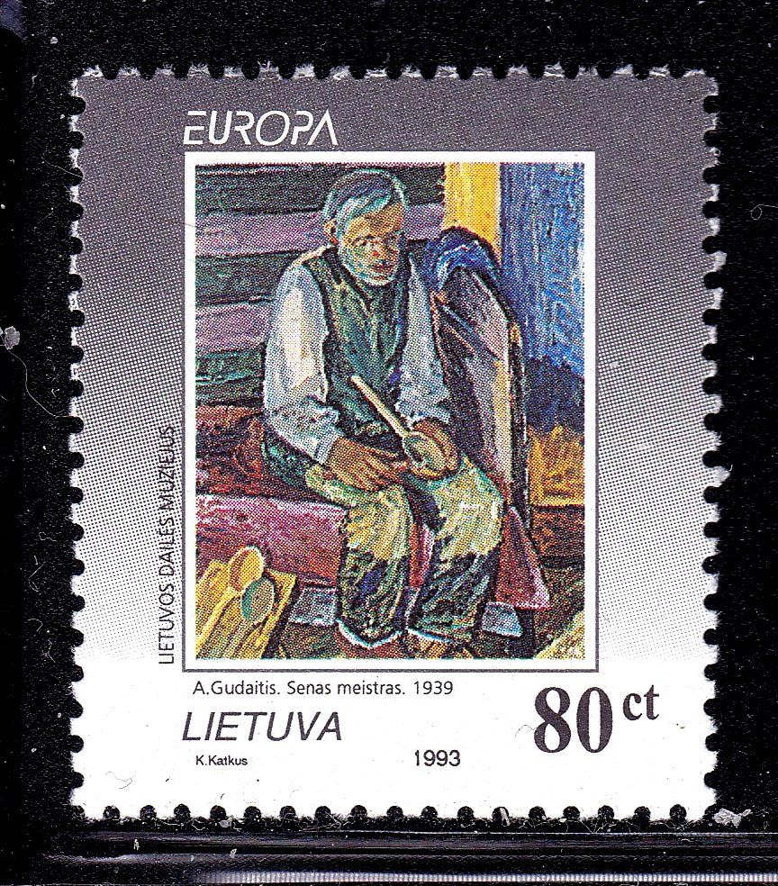 Литва 1993 г  MNH - ИСКУССТВО - фото фото фото 0