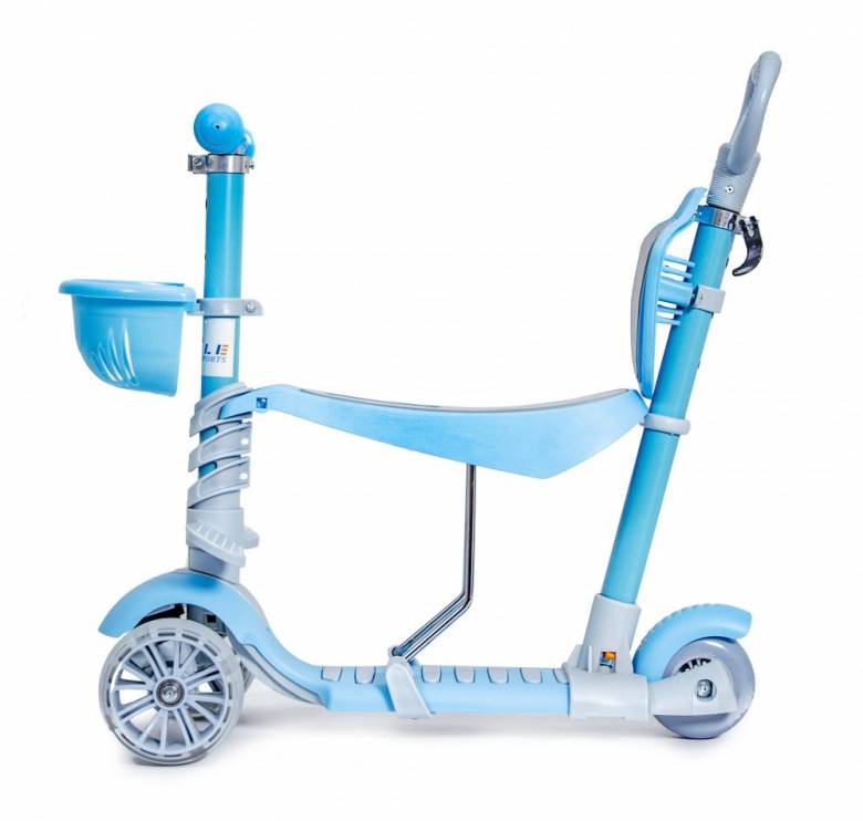 Самокат Scooter Smart 5 в 1 голубой (1451904439) - фото фото фото 1