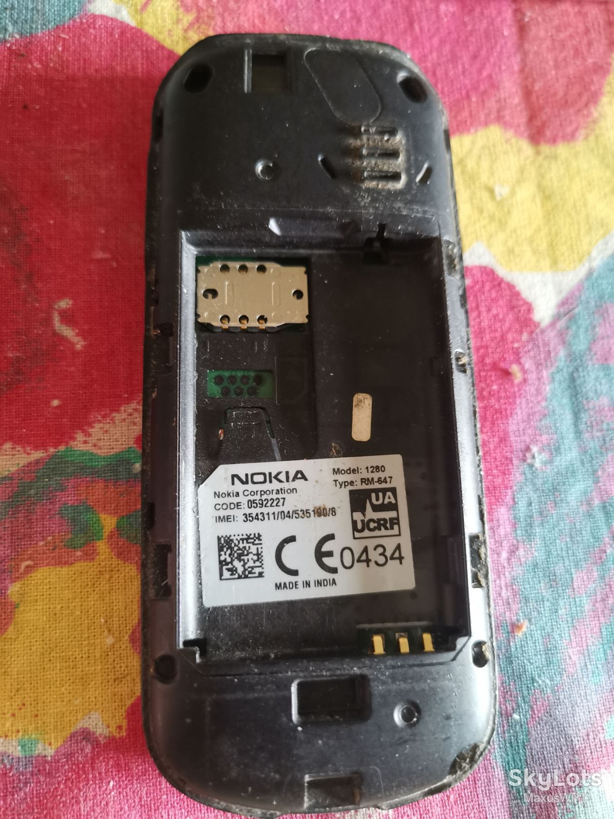 #2175 sklad Nokia 1280 black - фото фото фото 1