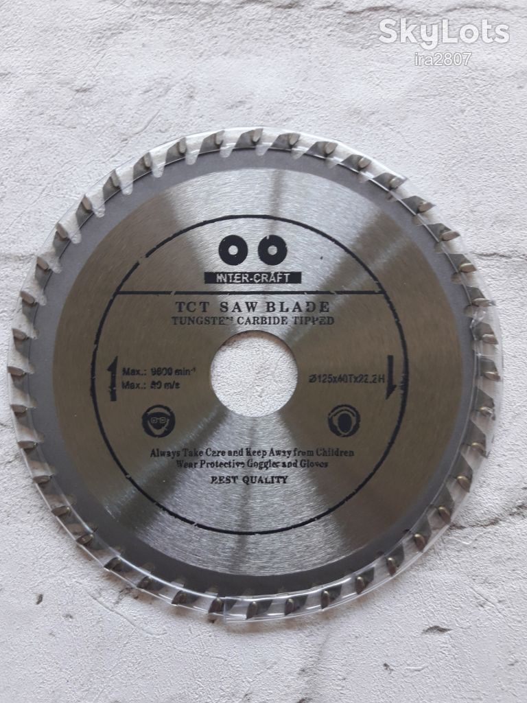 Відрізний пильний  диск для дерева 125 мм 48 зубів  на болгарку - фото фото фото 0