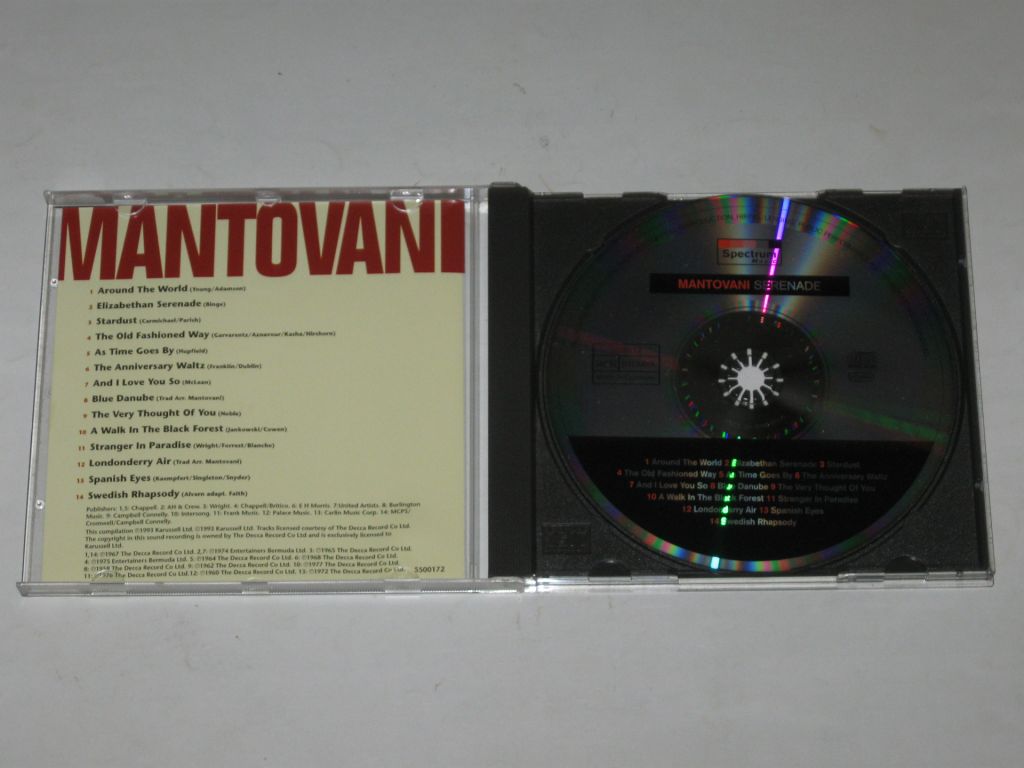 Cd музыкальный диск Mantovani – Serenade  (Germany, 1993) - фото фото фото 3