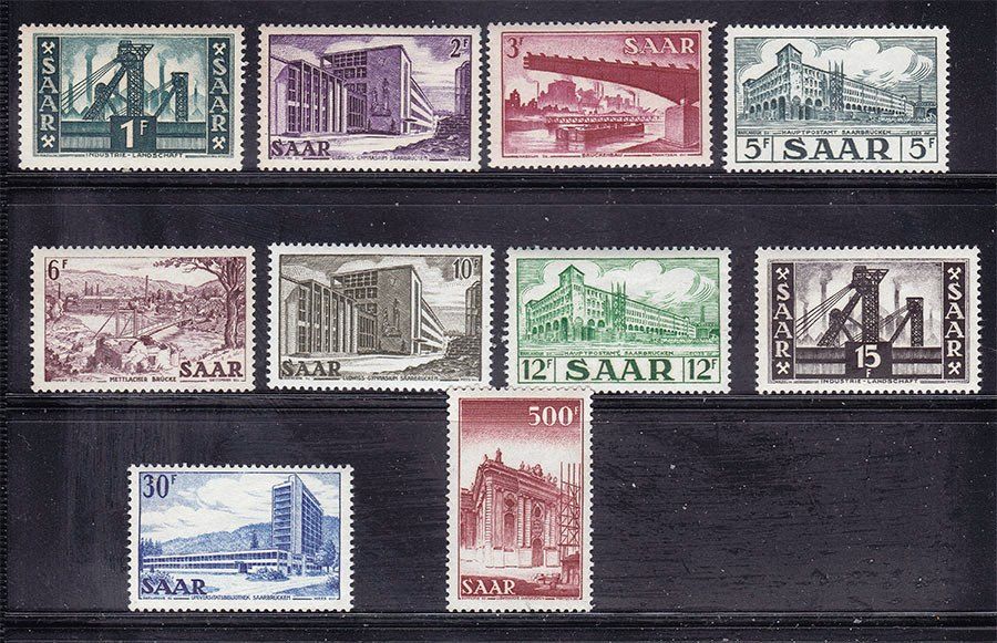 SAAR / СААР  1952 г  MNH - - фото фото фото 0
