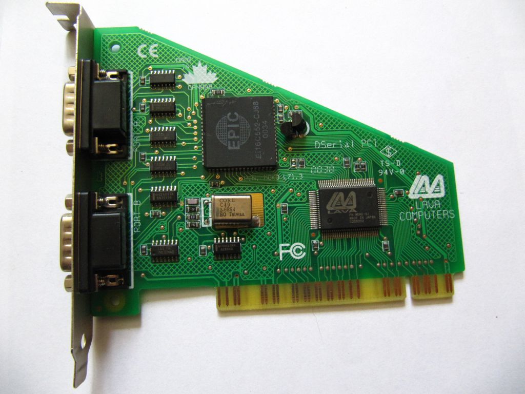 Lava Computers Moko L71.3 DSerial PCI Controller, 2 * COM Ports - фото фото фото 0
