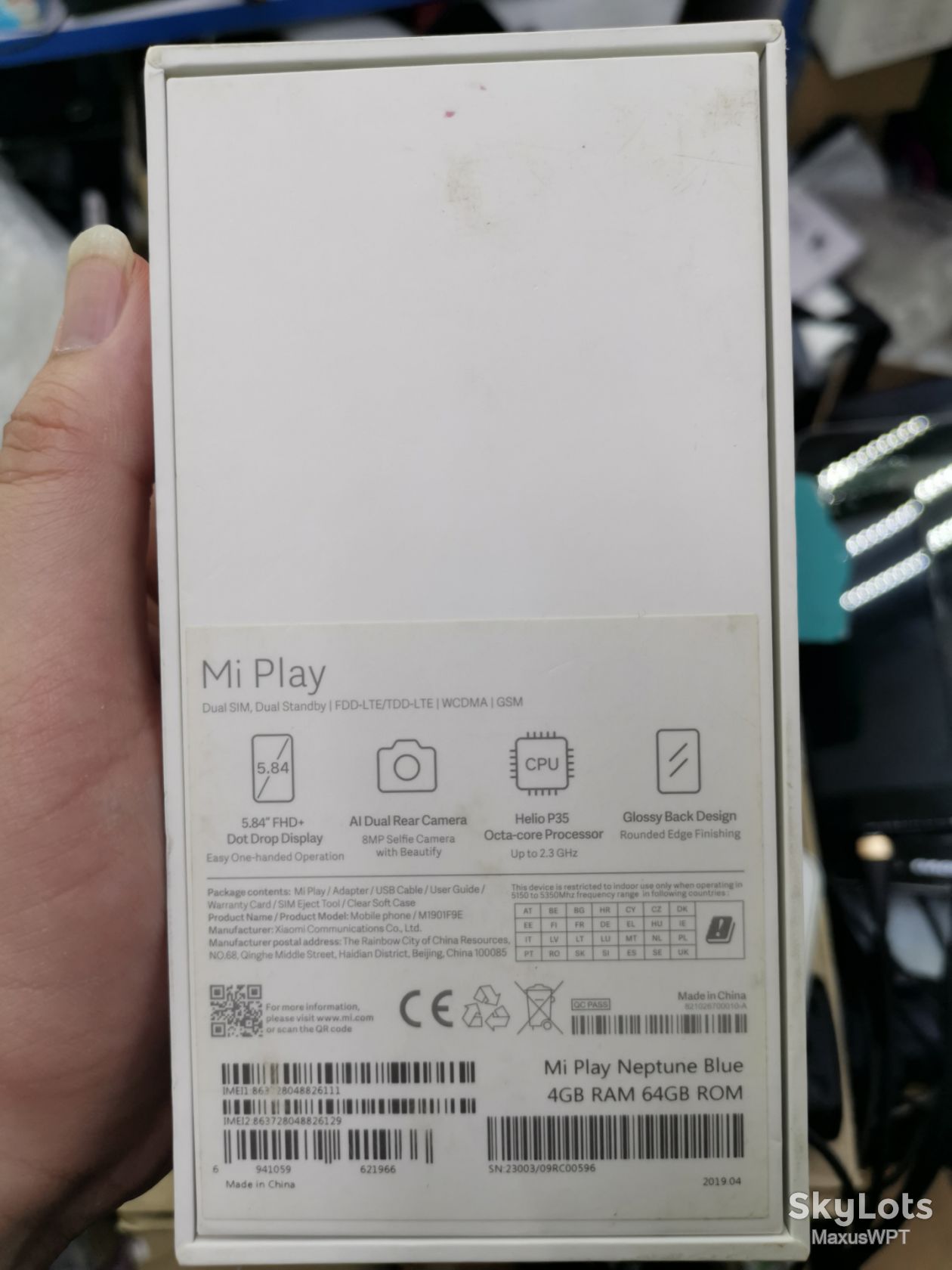 #2060 sklad xiaomi mi play blue - фото фото фото 3
