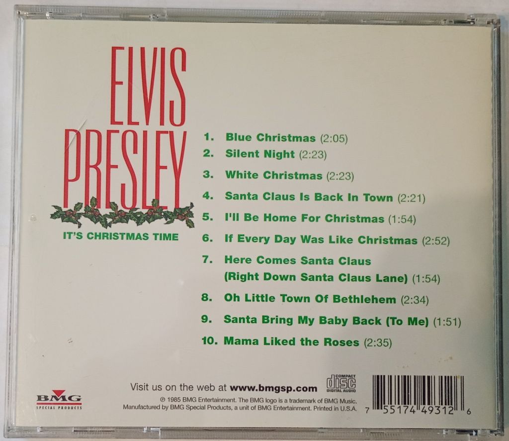 ELVIS PRESLEY It's Christmas Time CD US - фото фото фото 2