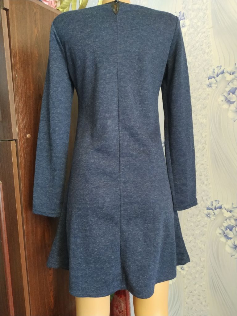Платье синего цвета. Размер S-М - фото фото фото 2