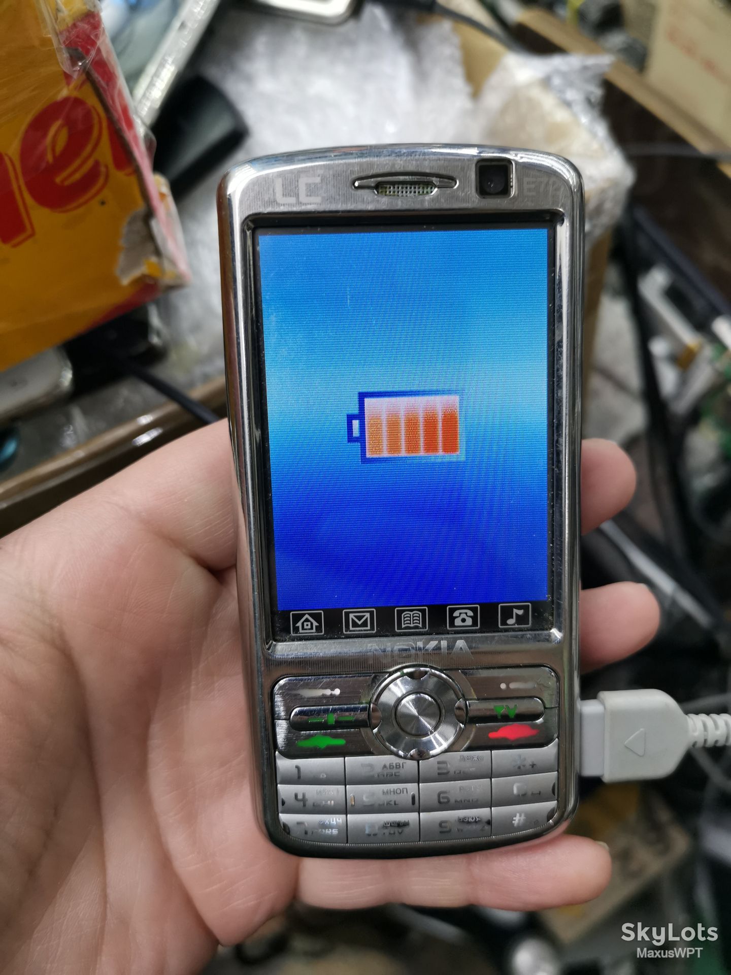 #1016 sklad nokia E72 copy BY LC silver - фото фото фото 2