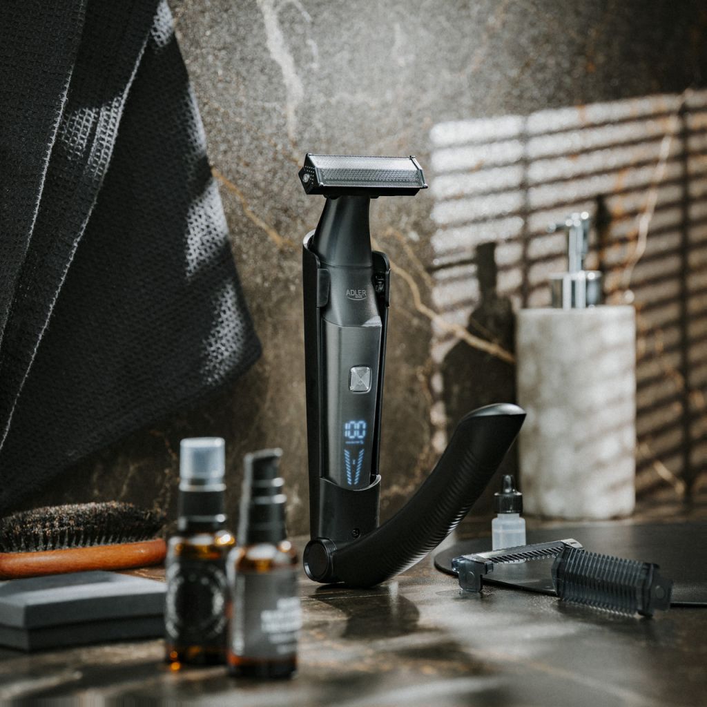 Тример для тіла Adler AD 2963 — USB, 68 мм, 2 швидкості, IPX7, LED - фото фото фото 9