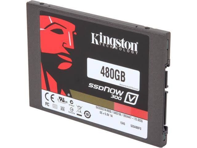 480Gb MLC SSD Kingston V300 SATA3 2.5" 100% - фото фото фото 0
