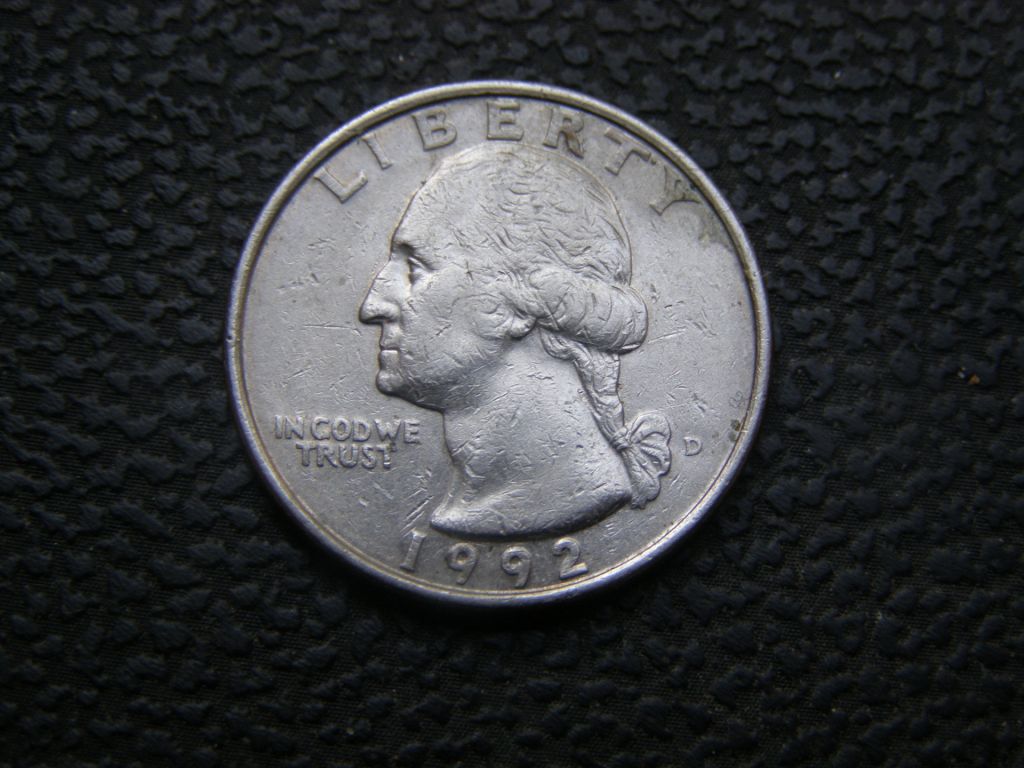 25 центов США 1992 г - фото фото фото 1