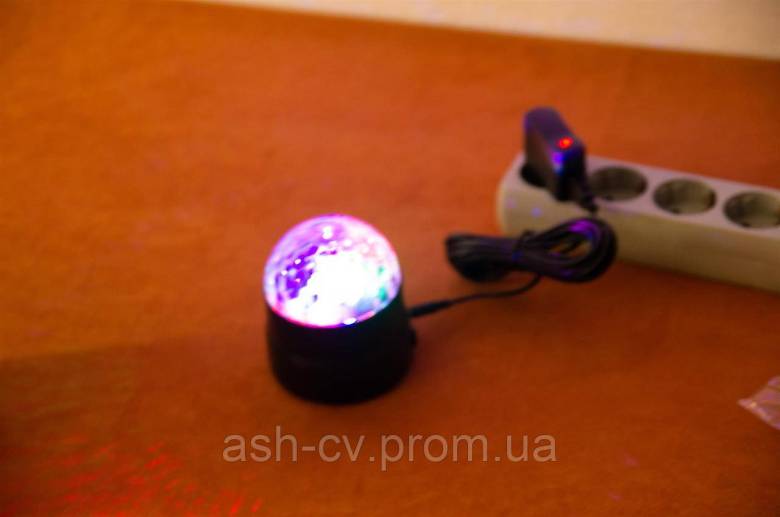Світлодіодна світлова голова, LED кольоромузика (LED Party Light) - фото фото фото 7