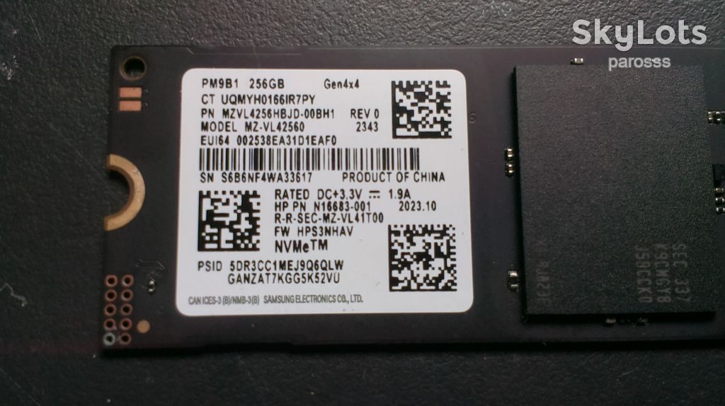 2604 - SSD M.2 Samsung 256Gb NVMe PM981   (MZ-VL42560) - фото фото фото 1