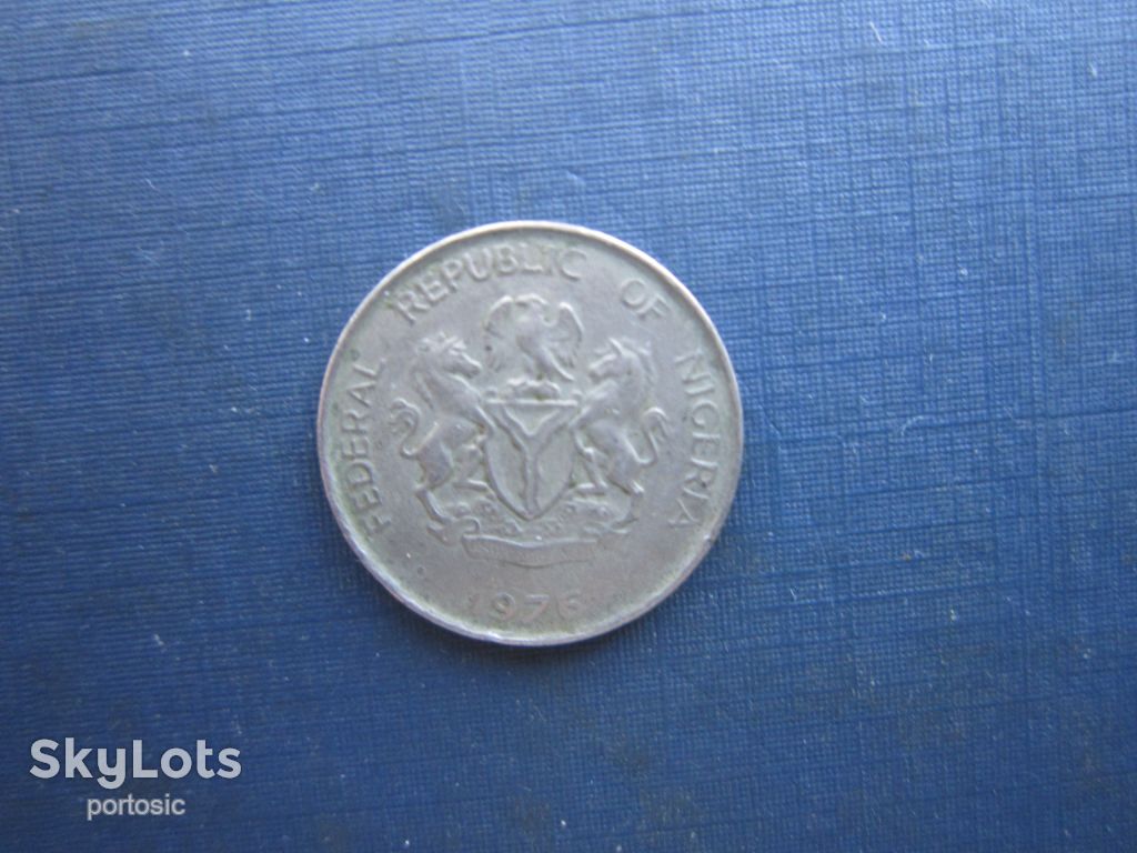 Монета 5 кобо Нігерія 1976 - фото фото фото 1
