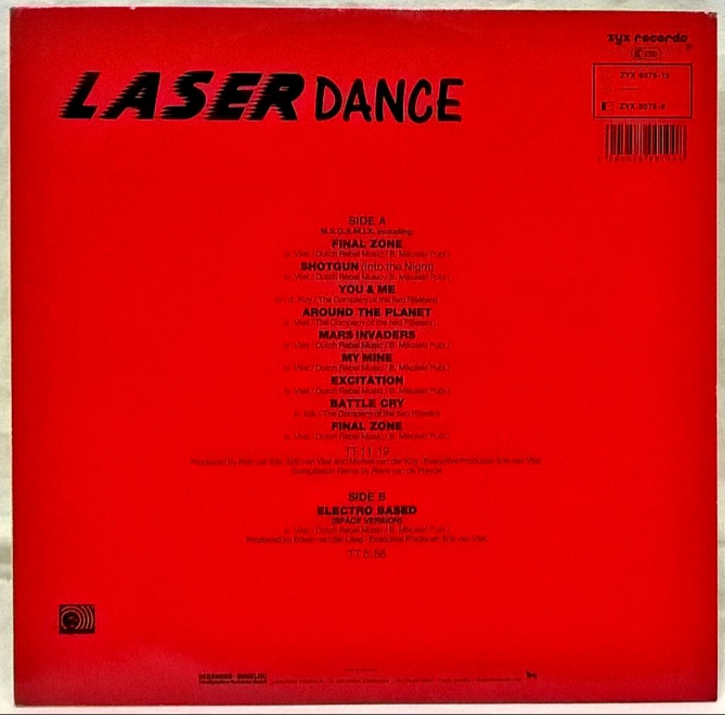 Laserdance - Megamix. Vol:2 - 1989.   (EP). 12. Vinyl. Пластинка. Germany. Оригинал. - фото фото фото 1