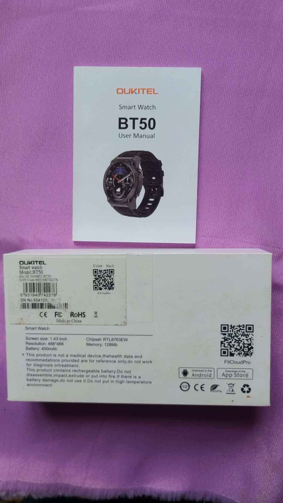 Смарт-годинник Smart Watch Oukitel BT-50 мінімум 280 грн - фото фото фото 2