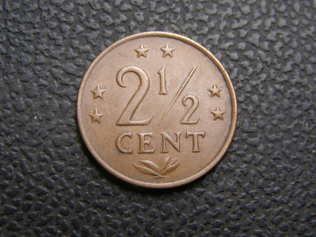 2.5 цента 1971 г Антилы - фото фото фото 0