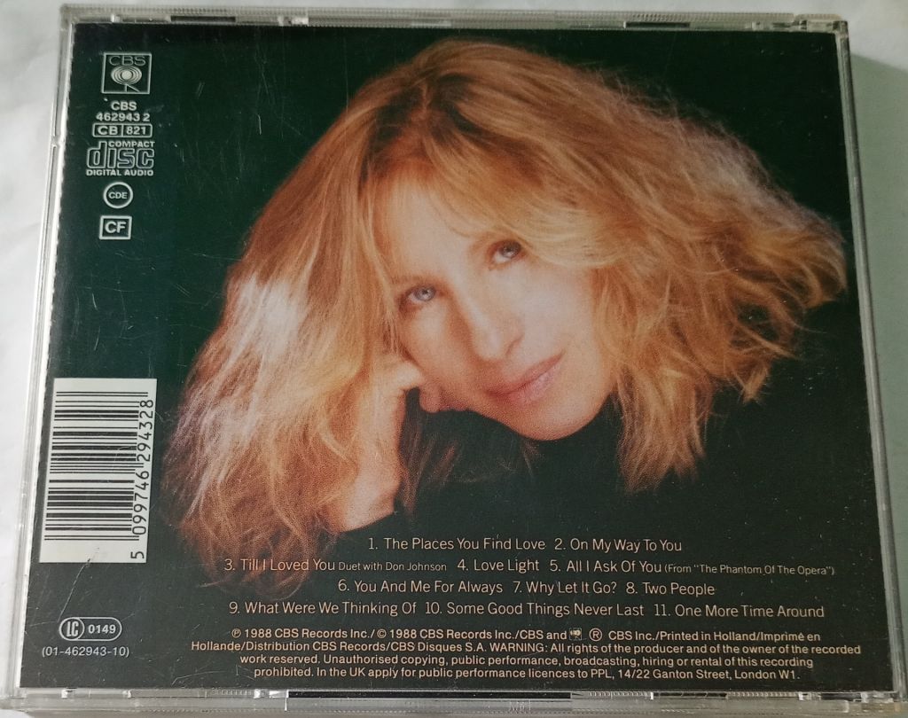BARBRA STREISAND Till I Loved You CD  CD Europe - фото фото фото 2