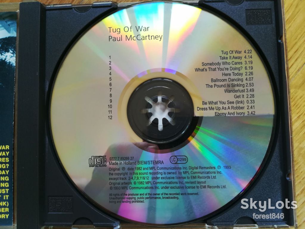 Paul McCartney-Tug of war-состояние: 5 - фото фото фото 4