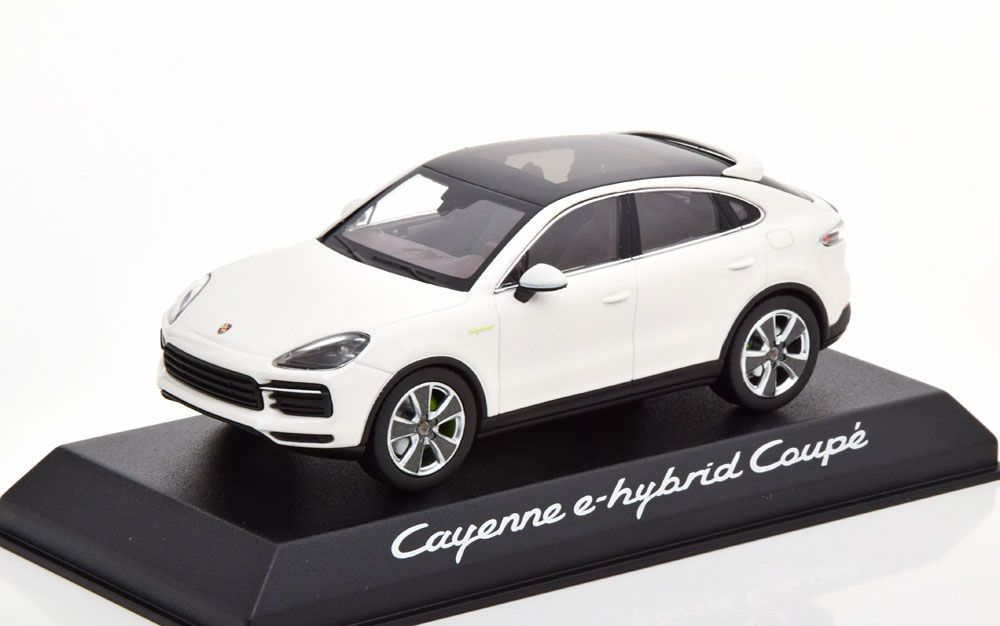 Norev 1:43 Porsche Cayenne e-hybrid Coupe  (2019) white - фото фото фото 0